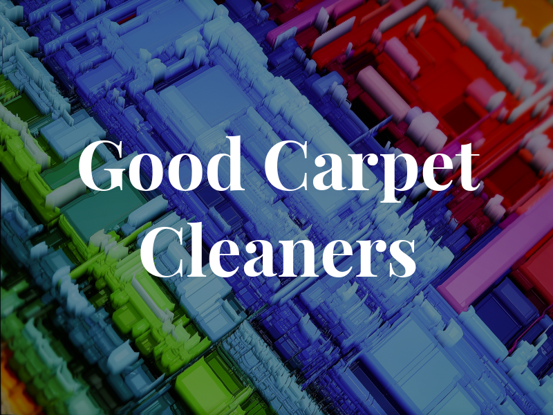 Good Carpet Cleaners