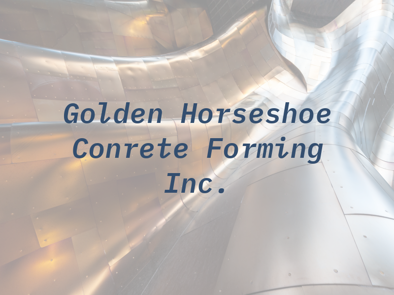 Golden Horseshoe Conrete & Forming Inc.