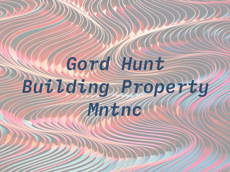 Gord Hunt Building & Property Mntnc