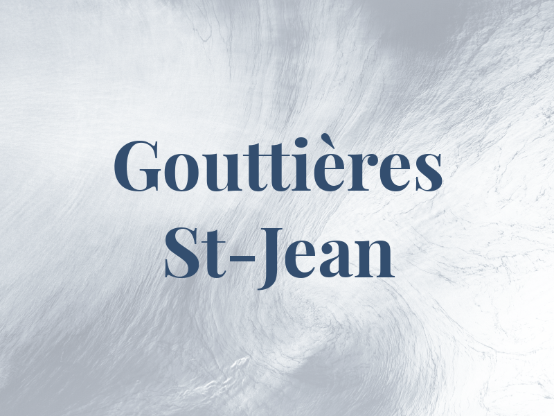 Gouttières St-Jean