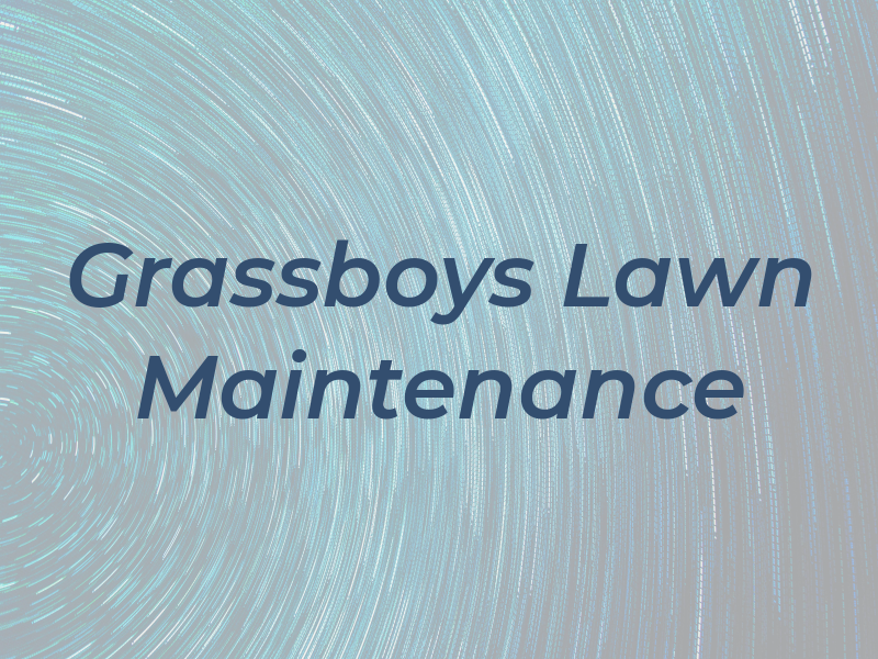 Grassboys Lawn Maintenance