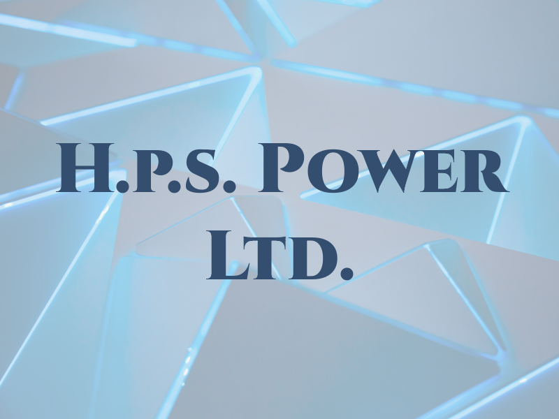 H.p.s. Power Ltd.