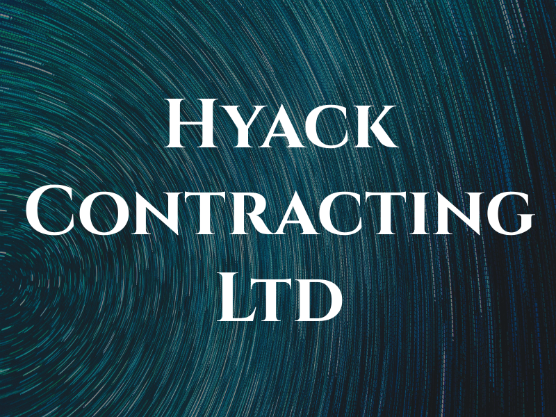 Hyack Contracting Ltd