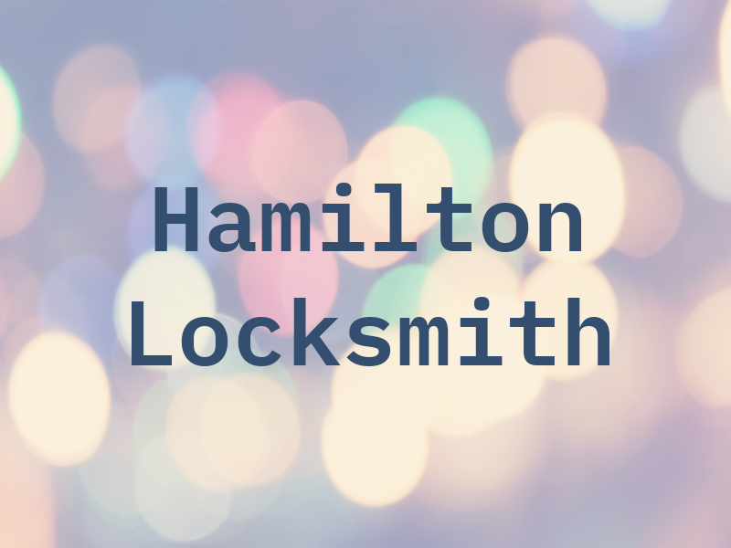 Hamilton Locksmith