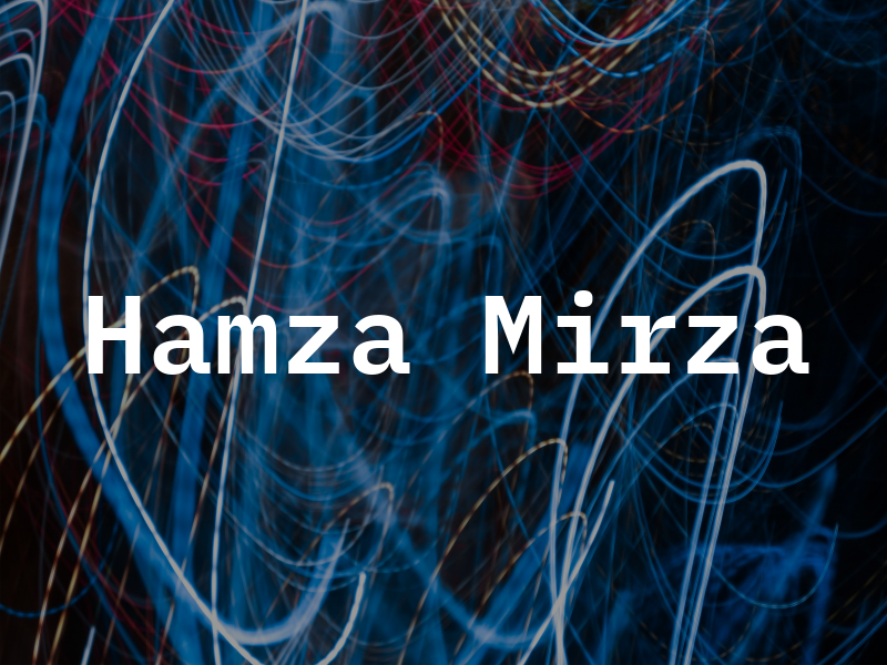 Hamza Mirza