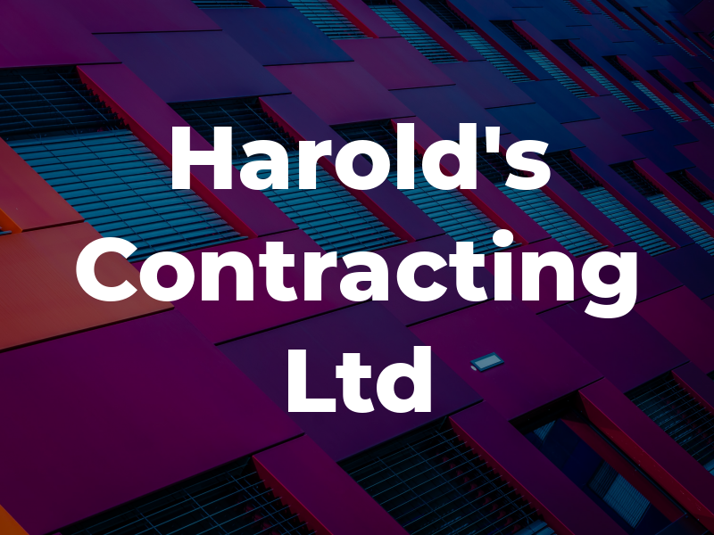 Harold's Contracting Ltd