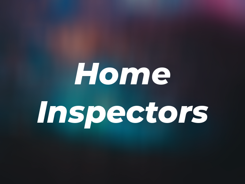 Home Inspectors