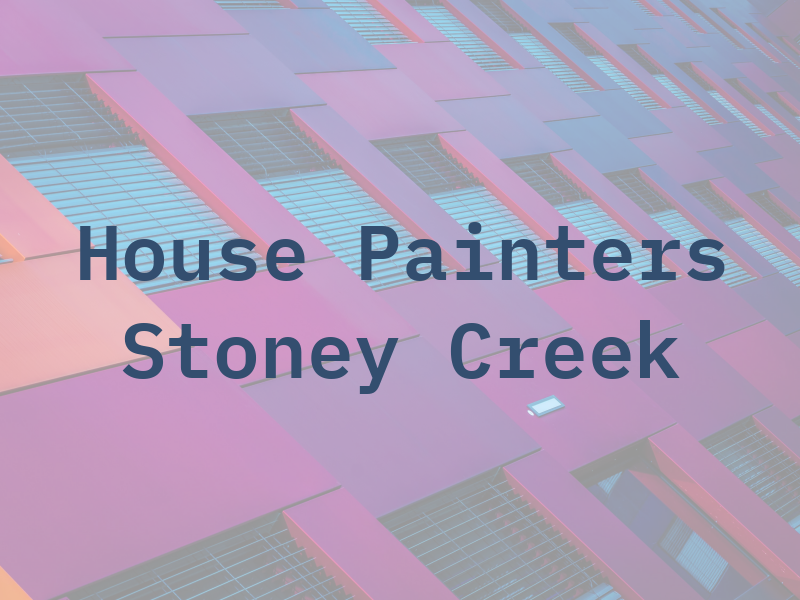 House Painters Stoney Creek