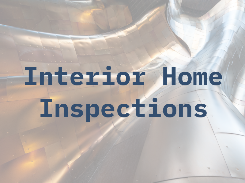 Interior Home Inspections