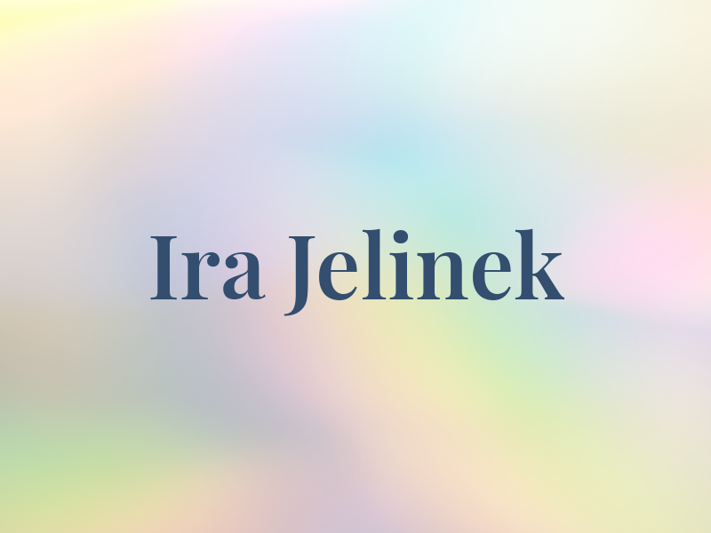 Ira Jelinek
