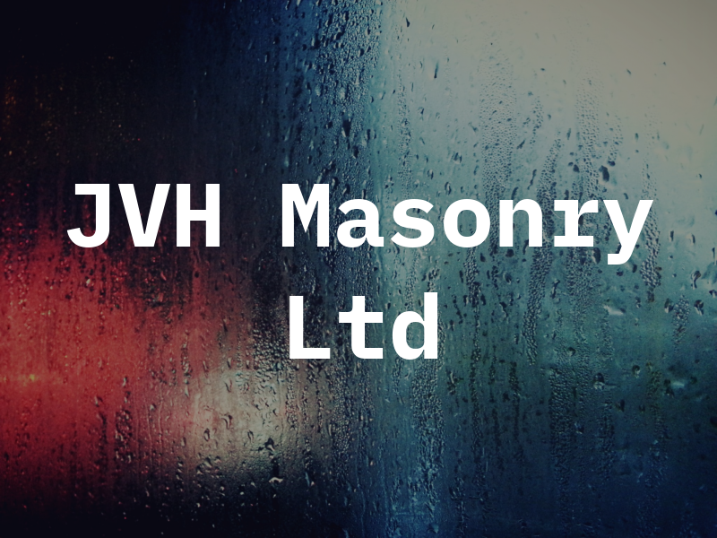 JVH Masonry Ltd