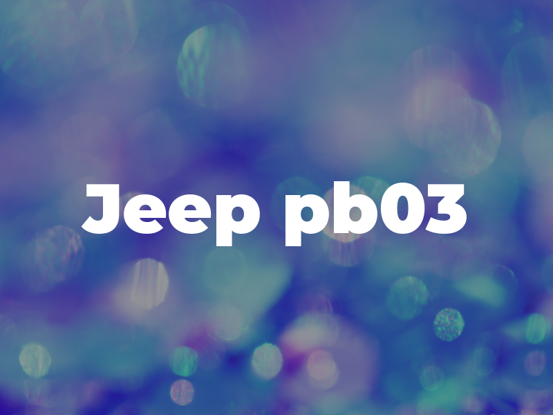 Jeep pb03