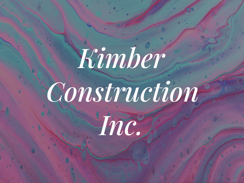 Jim Kimber Construction Inc.