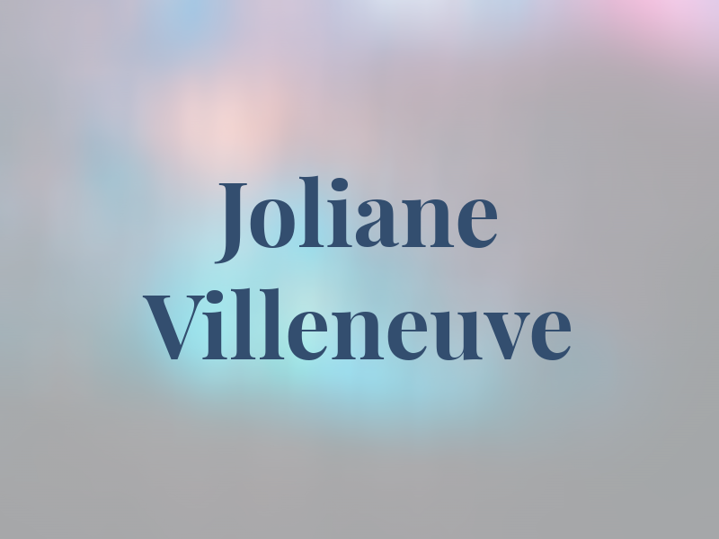 Joliane Villeneuve