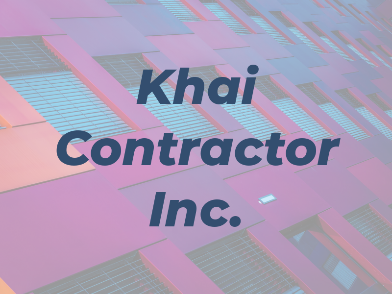 Khai Contractor Inc.