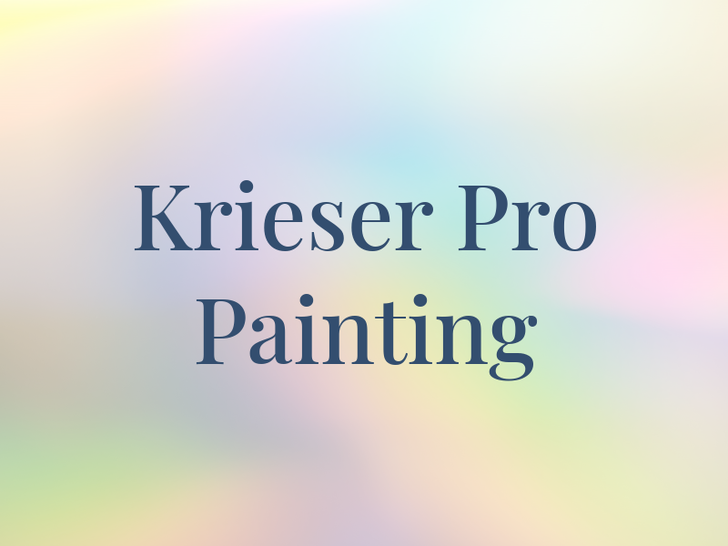 Krieser Pro Painting