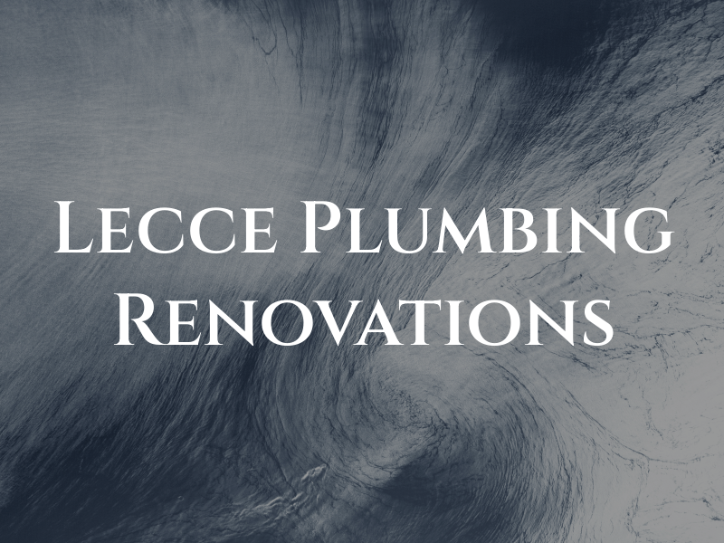 Lecce Plumbing & Renovations