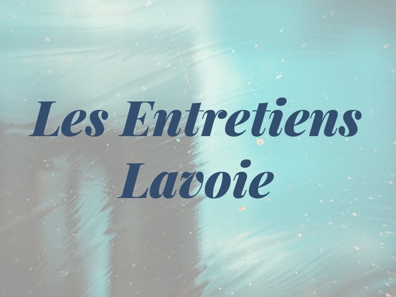 Les Entretiens Lavoie