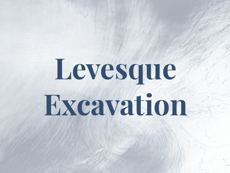 Levesque Excavation