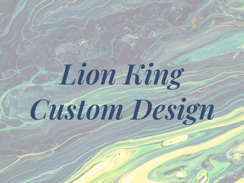 Lion King Custom Design