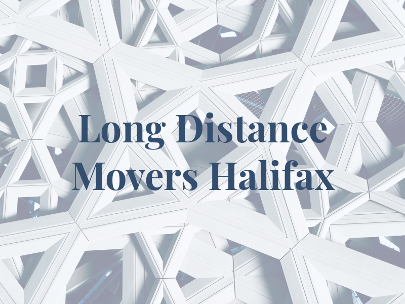 Long Distance Movers Halifax
