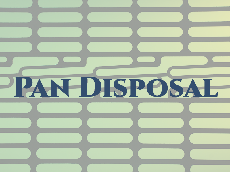 Pan Disposal