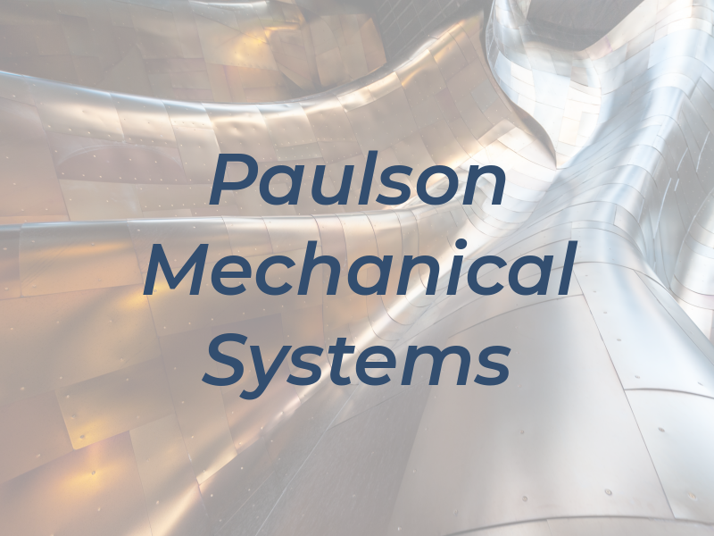 Paulson Mechanical Systems Ltd
