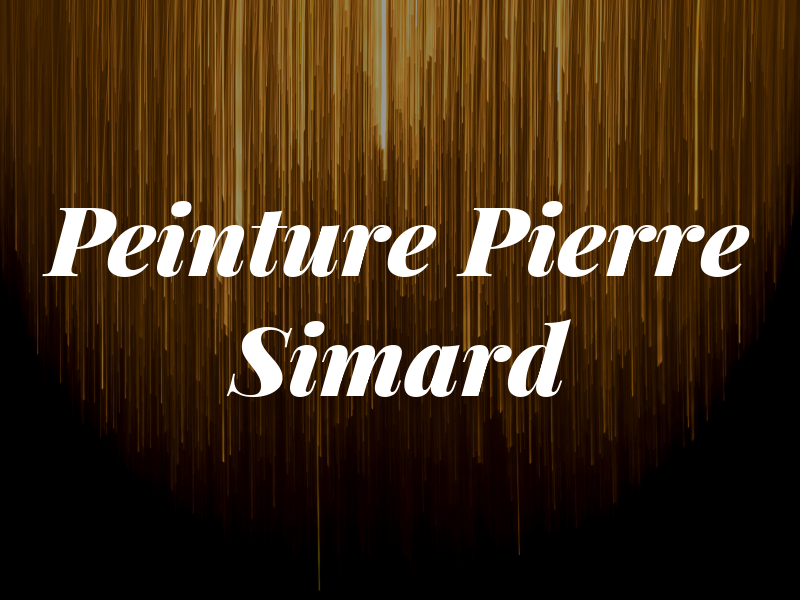 Peinture Pierre Simard