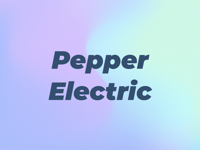 Pepper Electric