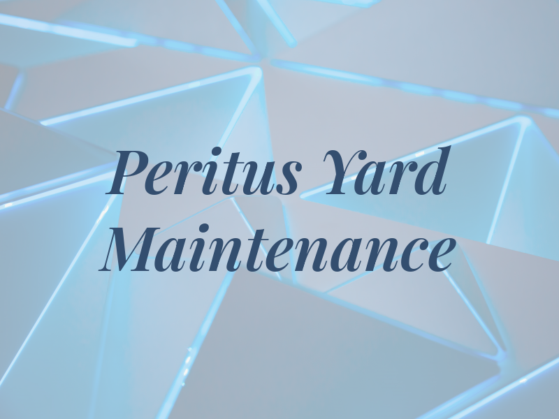 Peritus Yard Maintenance