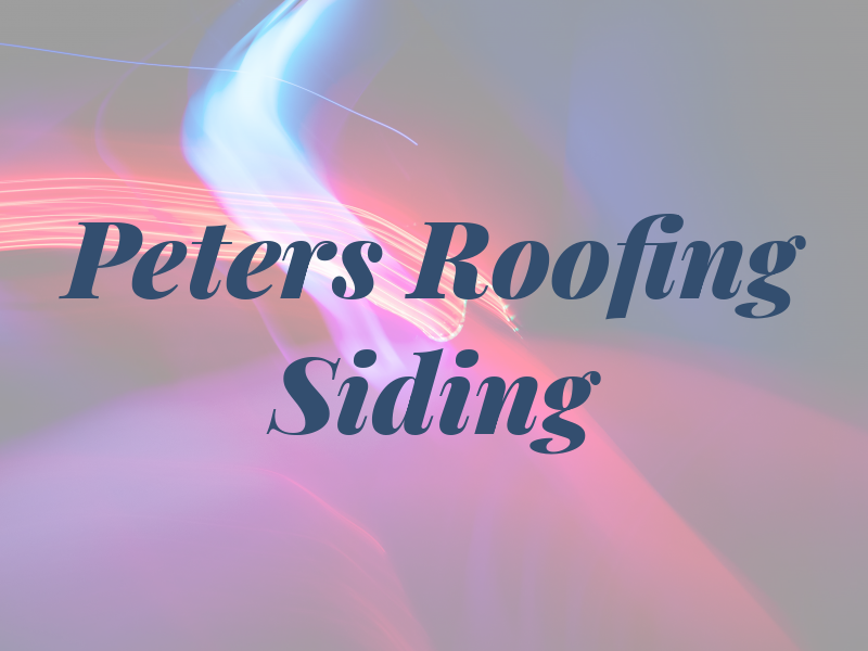 Peters Roofing & Siding