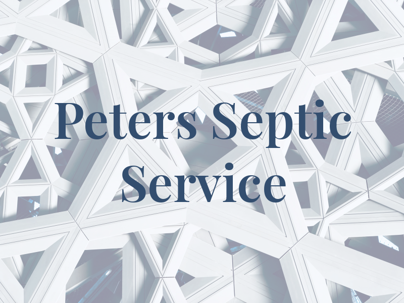 Peters Septic Service