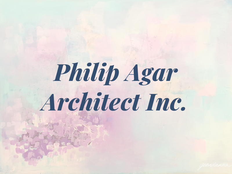 Philip Agar Architect Inc.