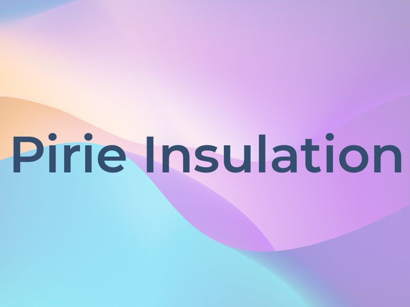 Pirie Insulation