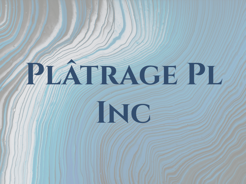 Plâtrage Pl Inc