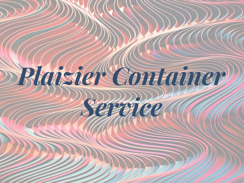 Plaizier Container Service