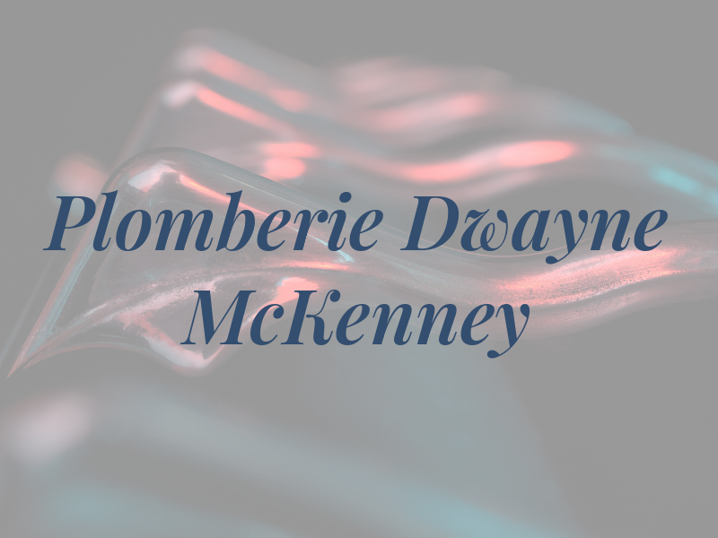 Plomberie Dwayne McKenney