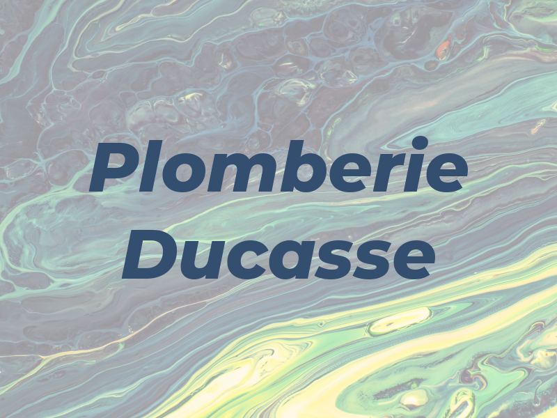 Plomberie Ducasse