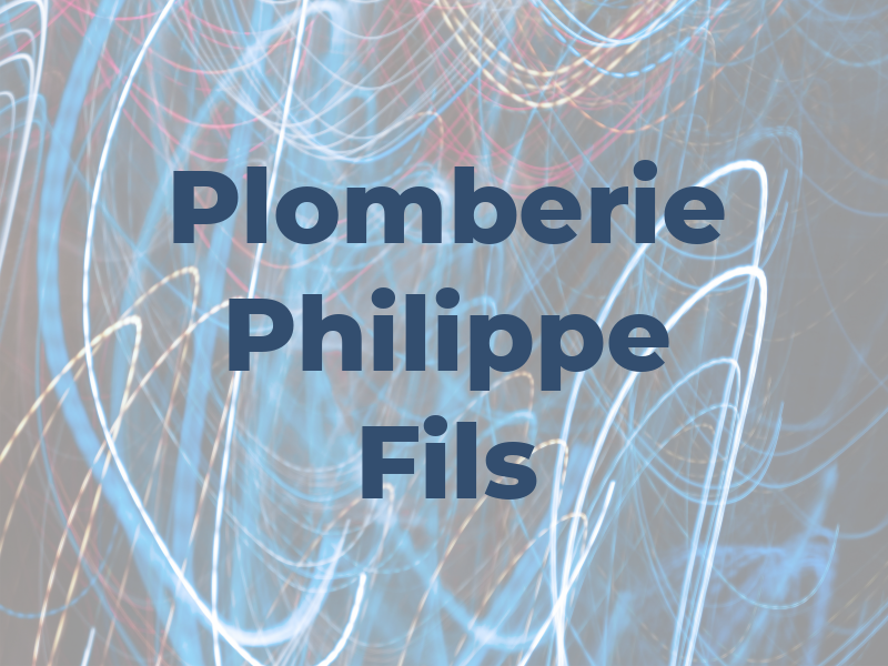 Plomberie Philippe Guy & Fils Inc