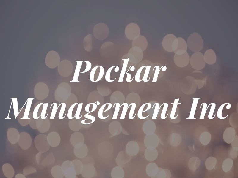 Pockar Management Inc
