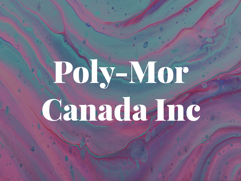 Poly-Mor Canada Inc