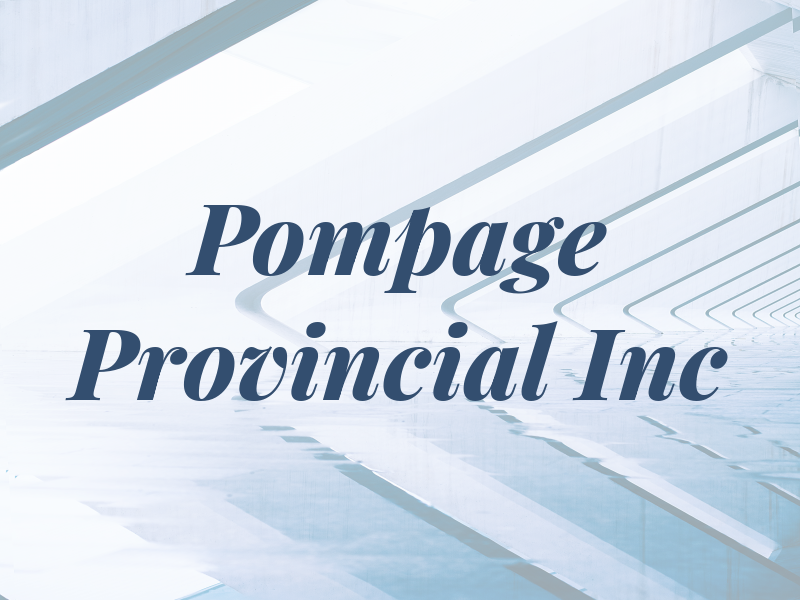 Pompage Provincial Inc