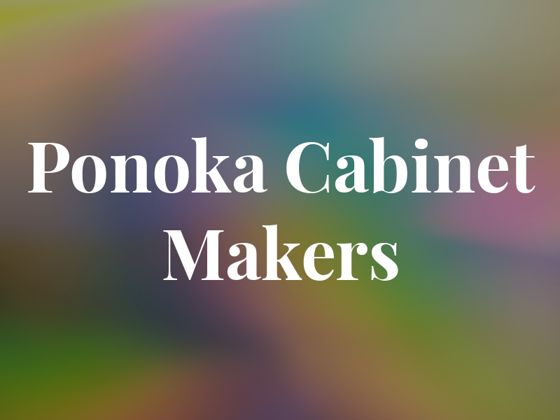 Ponoka Cabinet Makers Ltd