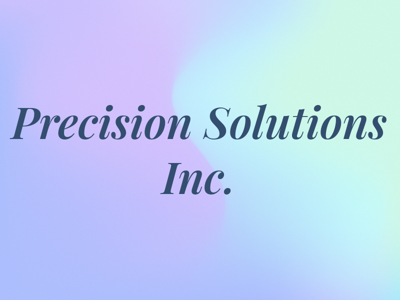 Precision Air Solutions Inc.