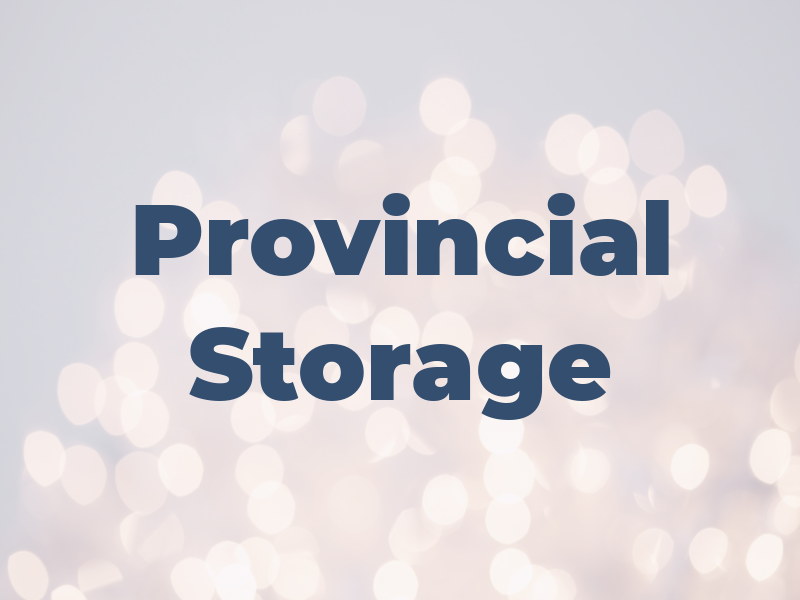 Provincial Storage