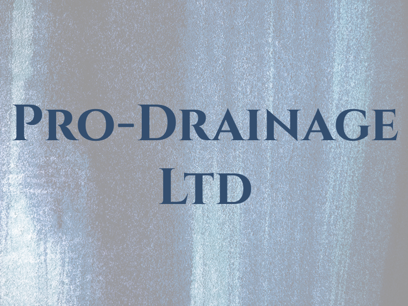 Pro-Drainage Ltd