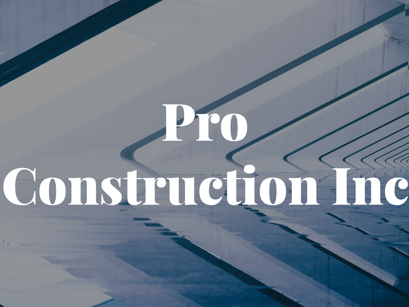 Pro Construction Inc