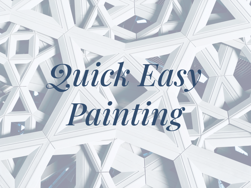 Quick & Easy Painting