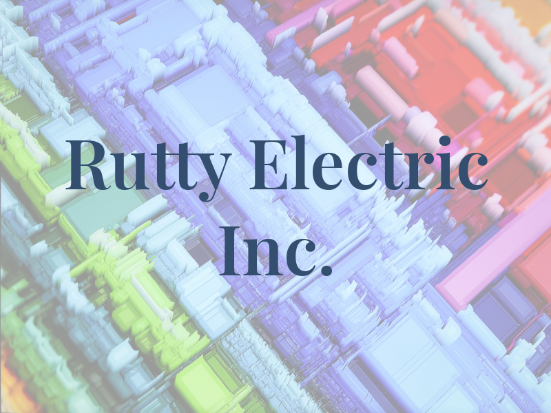 Rutty Electric Inc.