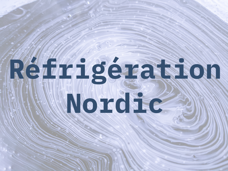 Réfrigération Nordic